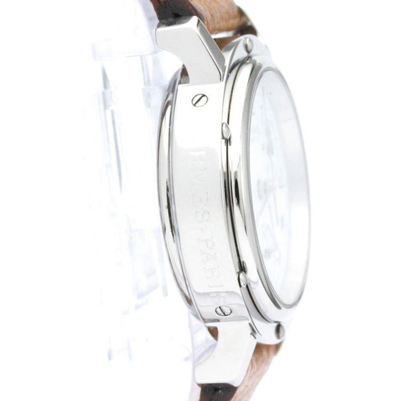 HERMESPolished  Clipper Chronograph Steel Quartz Ladies Watch CL1.310 BF560089 - Picture 9 of 9